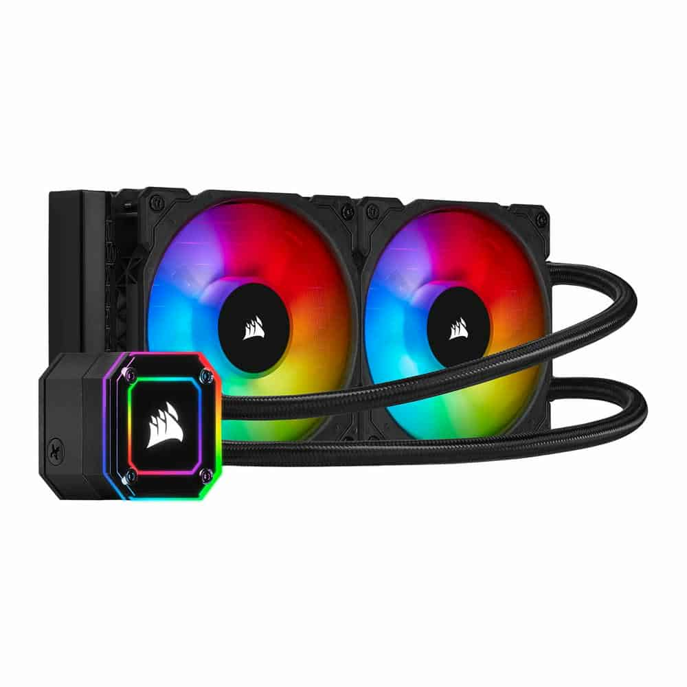 (image for) Corsair 240mm H100i ELITE CAPELLIX RGB Intel/AMD CPU Liquid Cooler Factory Refurbished - Click Image to Close